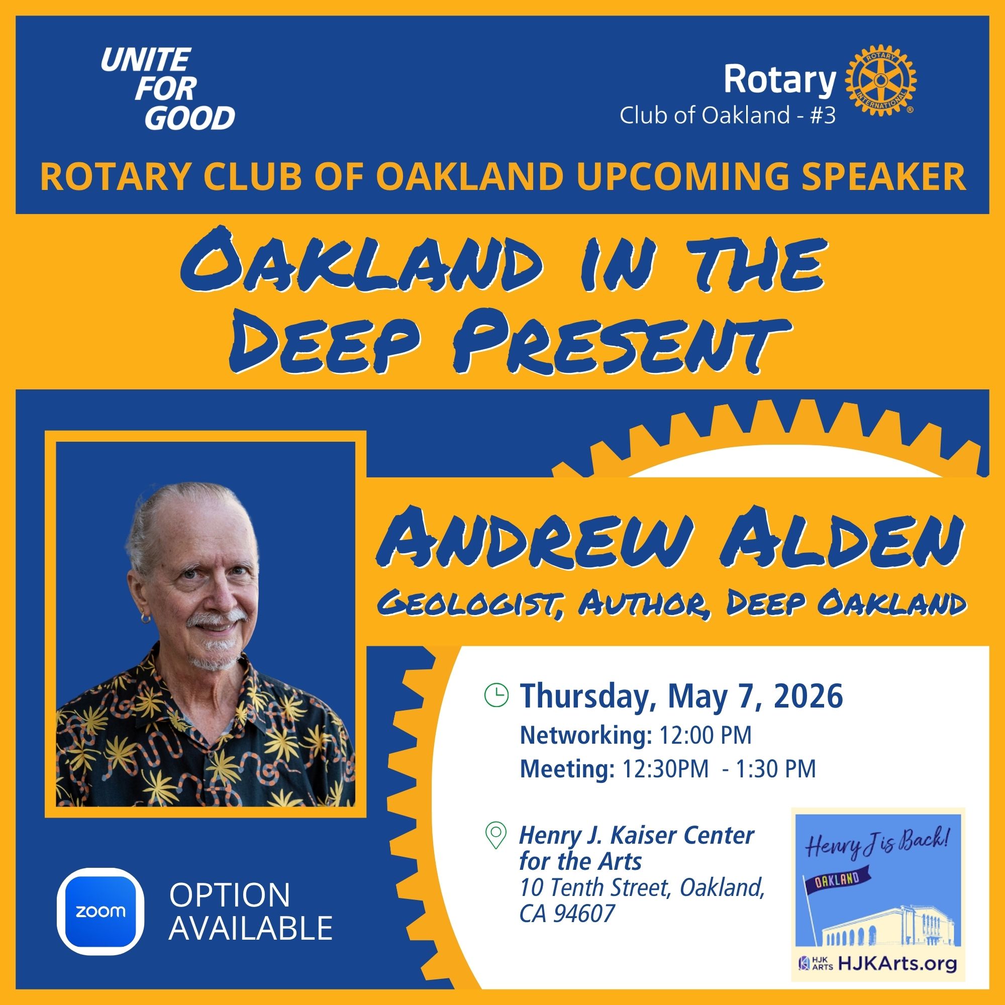Event speaker Alexis Madrigal coming to rotary October 2 2025
