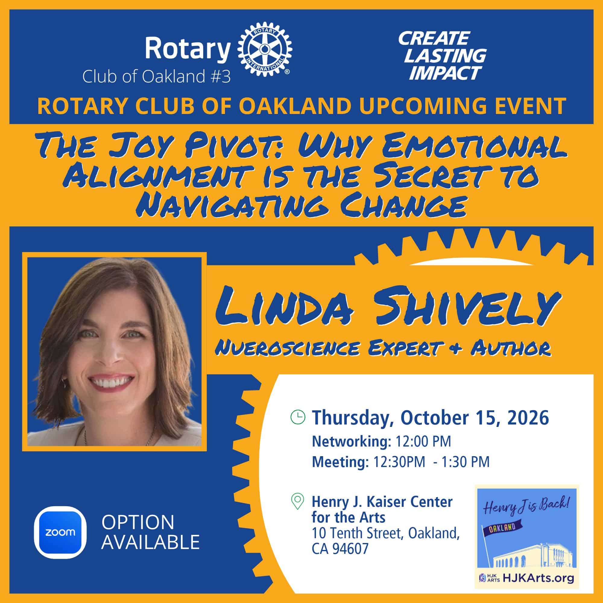 Linda Stively Joy Pivot Event speaker Alexis Madrigal coming to rotary October 2 2025
