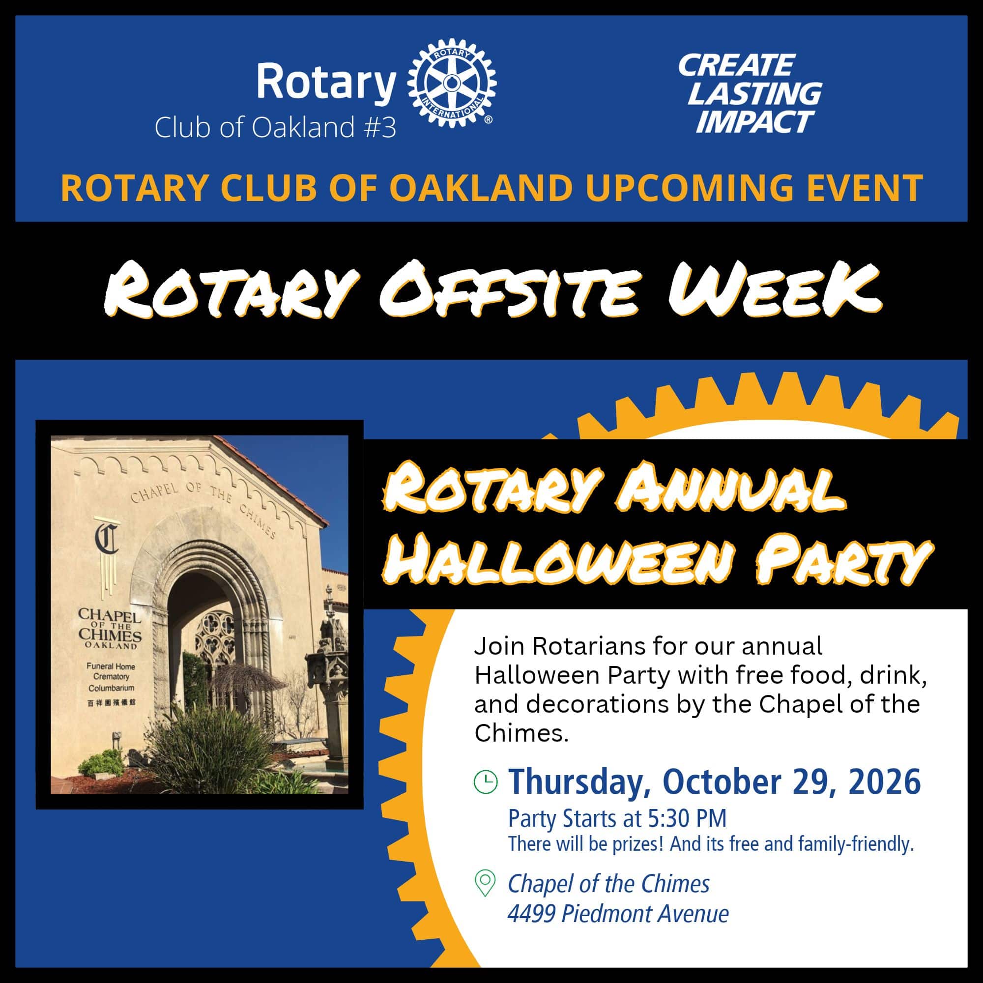 Rotary Halloween 2026 Event speaker Alexis Madrigal coming to rotary October 2 2025